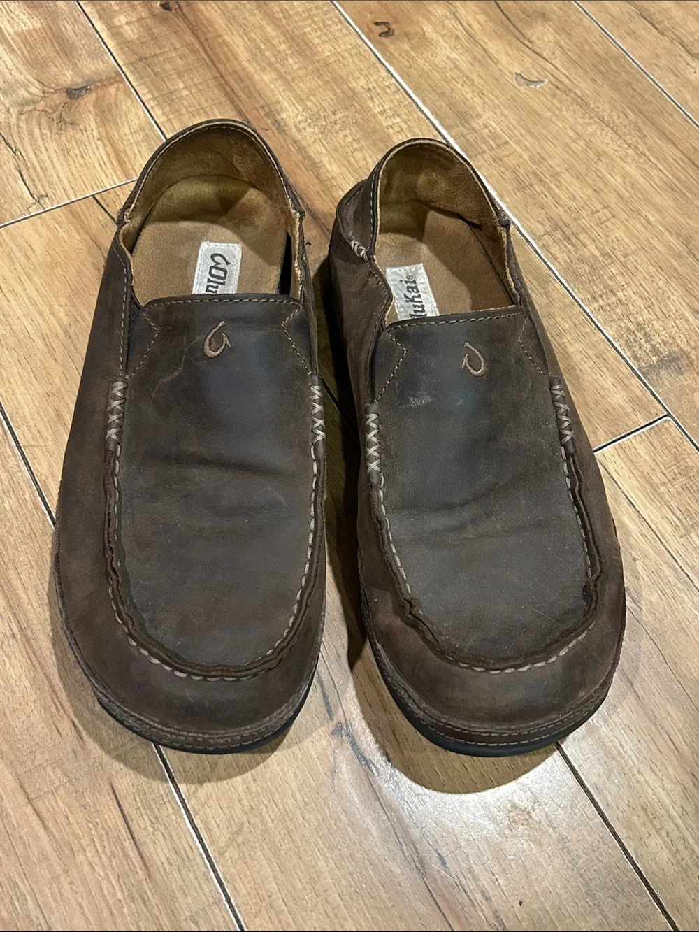 OLUKAI MOLOA SLIP - ON Men’s 8.5 Brown